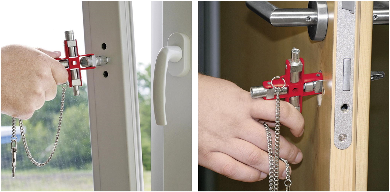 מפתח אוניברסלי לארונות שירות קניפקס KNIPEX 00 11 06